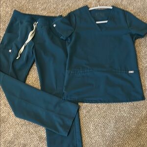 Teal Scrub Set